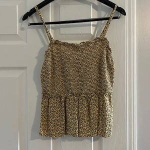Smocked Floral Old Navy Tank